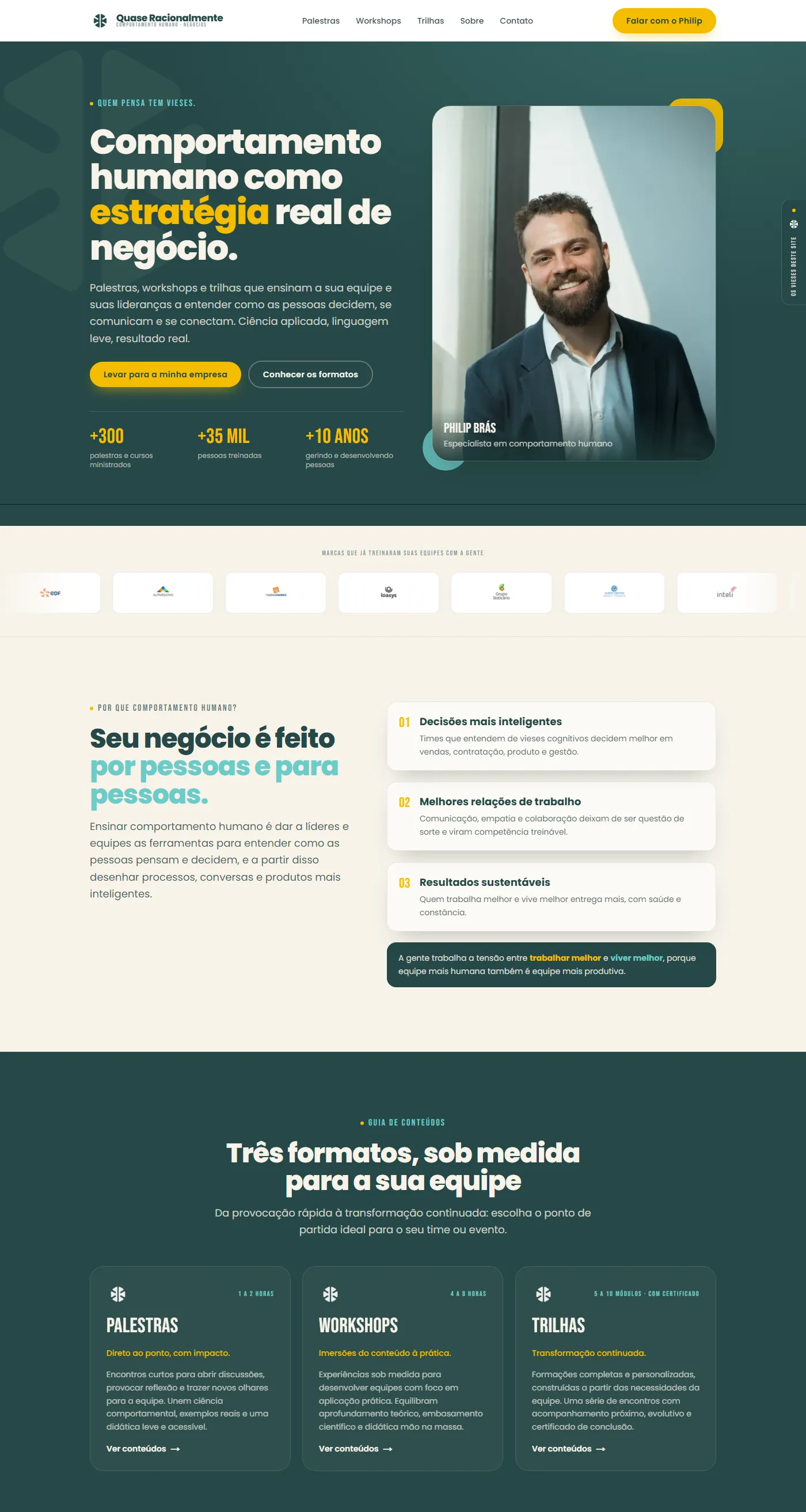Site novo — home, navegada do topo ao fim